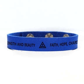 Royal Arch Chapter Bracelet - Various Leather Colors - Bricks Masons