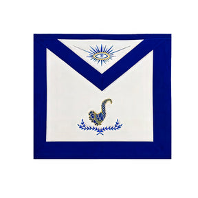 Senior Steward Blue Lodge Apron - Royal Blue - Bricks Masons