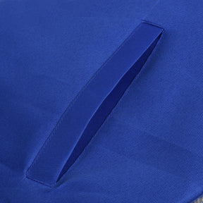 Senior Warden Blue Lodge Officer Apron - Silver Fringe & Side Tabs - Bricks Masons
