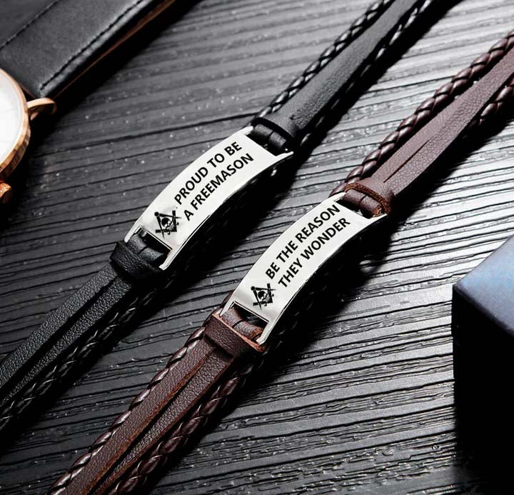 Widows Sons Bracelet - Black & Brown - Bricks Masons